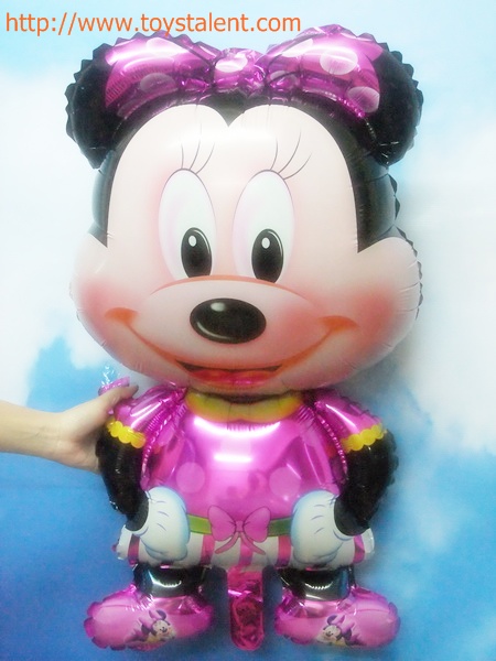 ลูกโป่งฟลอย์ตัวการ์ตูน Minnie Mouse (ใหญ่) - Minnie Mouse Foil Balloon / Item No. TL-A113