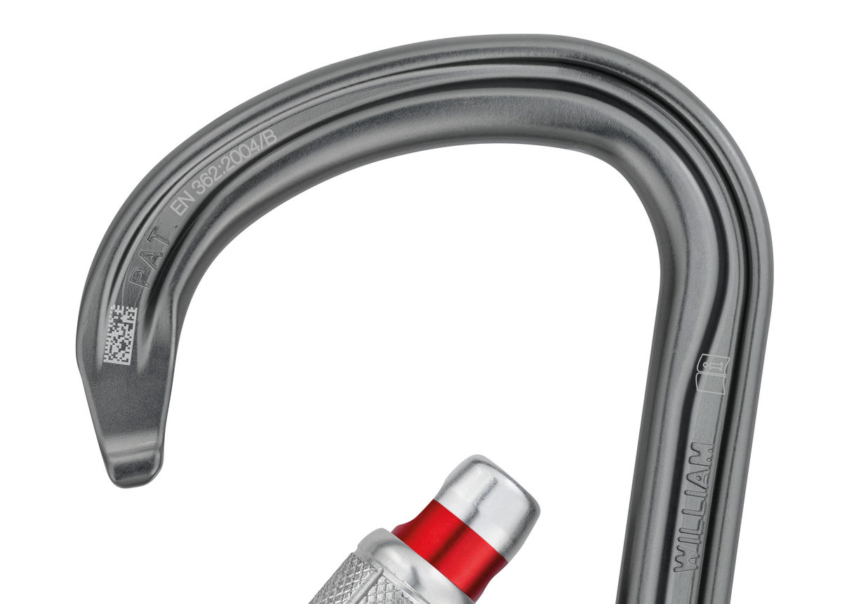 ห่วงเซฟตี้ ตะขอนิรภัย ตะขอเซฟตี้ Petzl WILLIAM SCREW -LOCK carabiner M36A SL