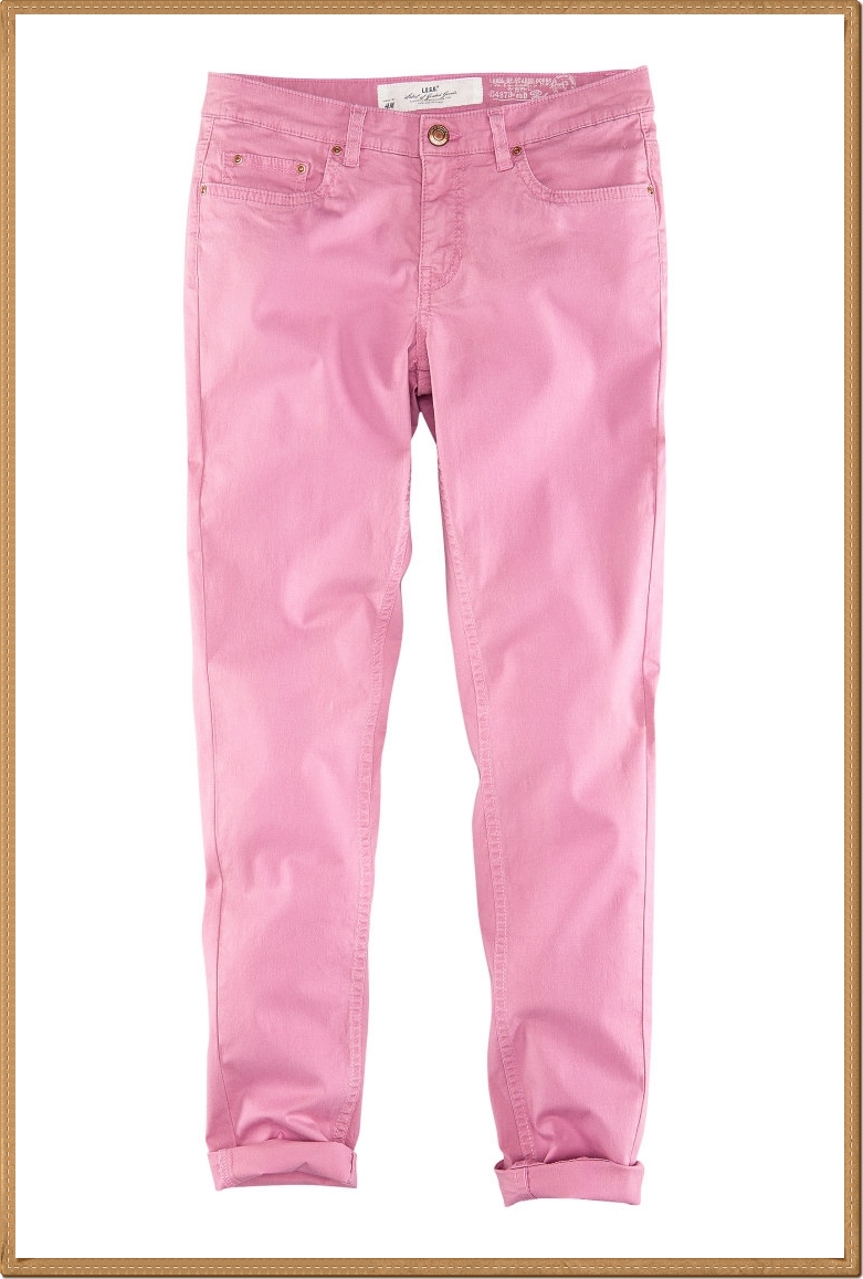 H&M - กางเกงขายาวสีชมพู