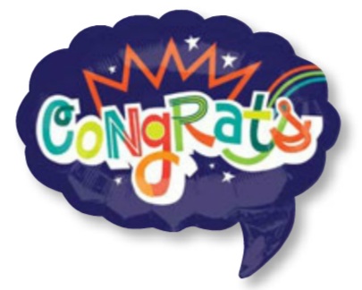 ลูกโป่งฟลอย์นำเข้า Congrats Word Bubble / Item No. AG-26819 แบรนด์ Anagram ของแท้
