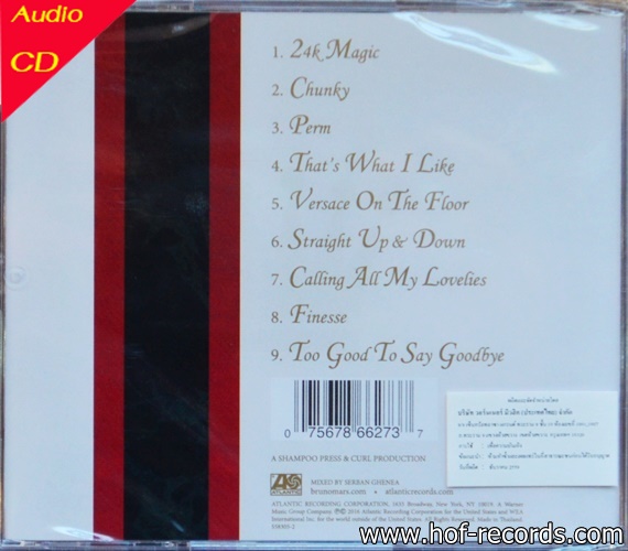 CD Bruno Mars - XXIV Magic