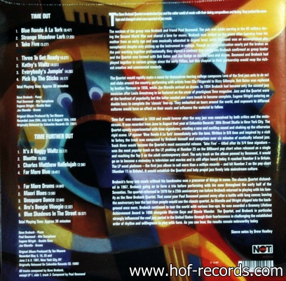 The Dave Brubeck Quartet - Time Out & Time Further Out 2Lp N.