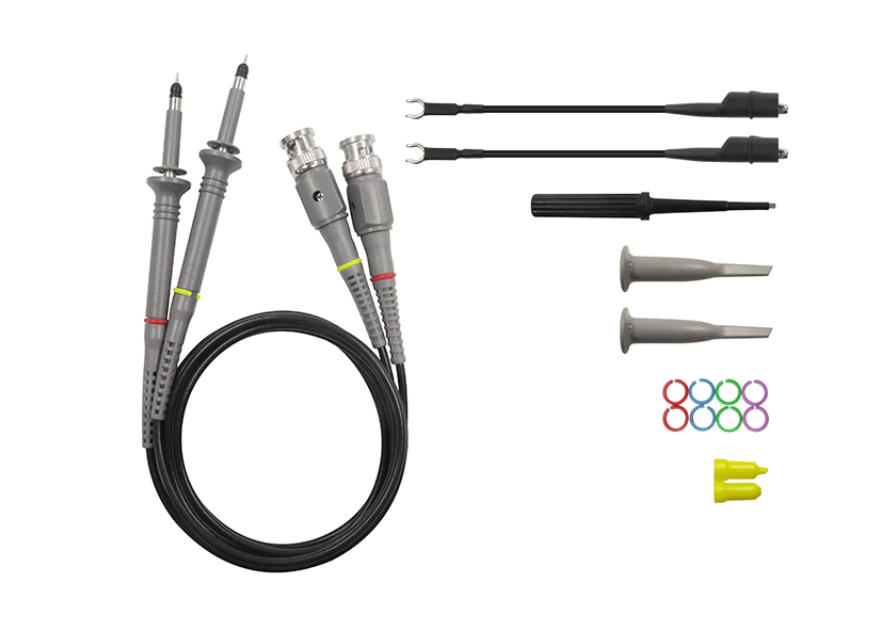 (2เส้น) [TLS] สายโพรบ oscilloscope P6100 100MHz
