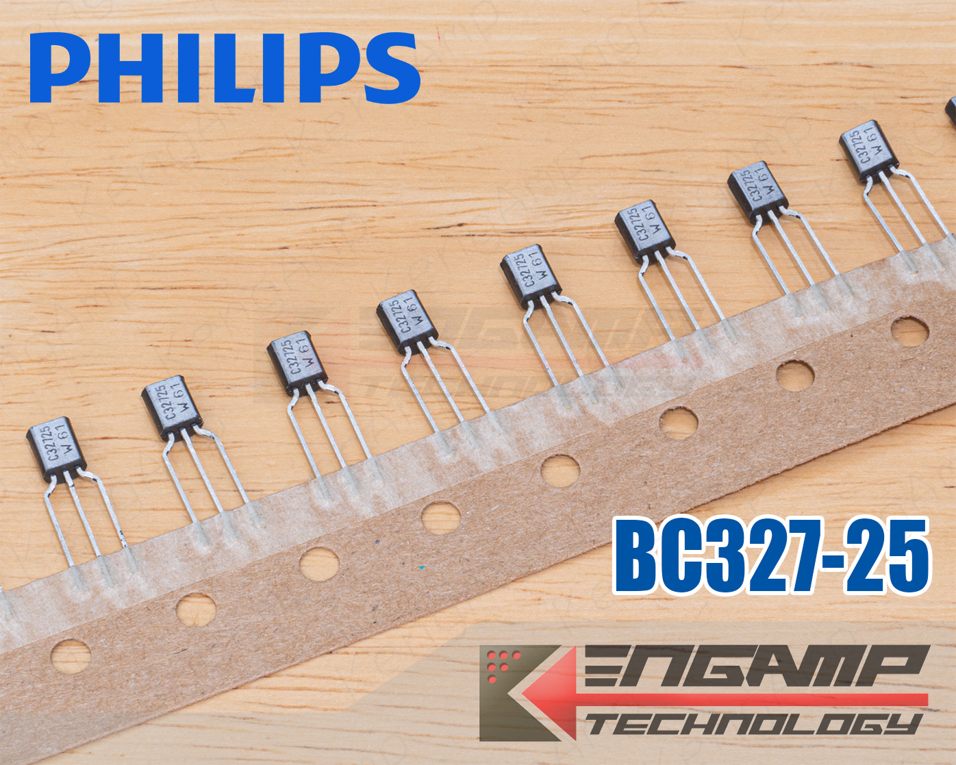 (10ตัว) [TR] BC327-25 Phillips PNP TR 1A -45V