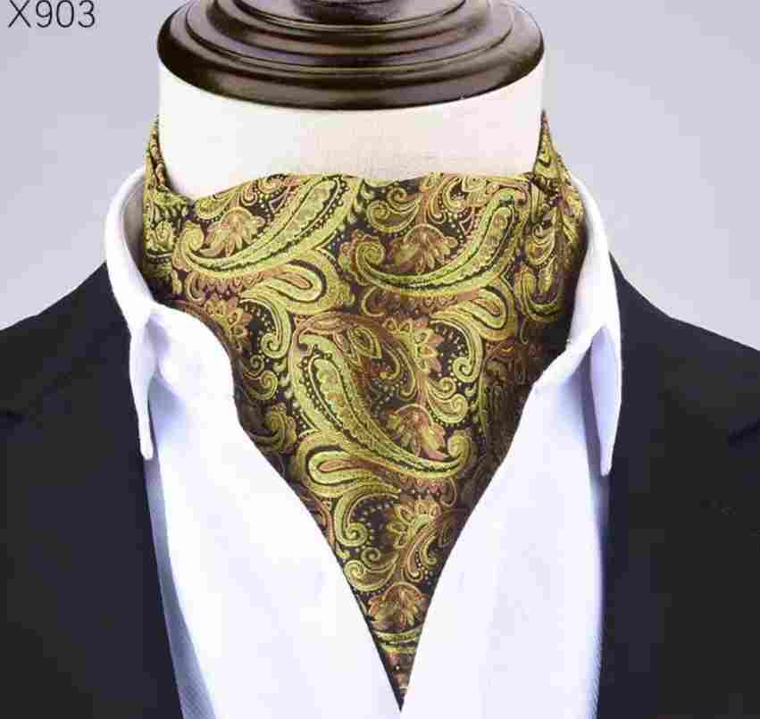 ผ้าผูกคอ ผ้าพันคอ ไทผูกคอ ไหมซาติน เล่นลาย คละแบบ สี ระบุรหัส