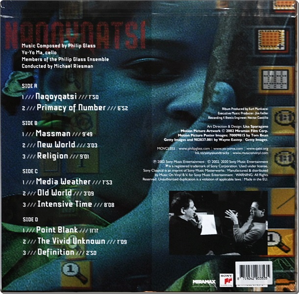 OST. Naqoyqatsi 2Lp New