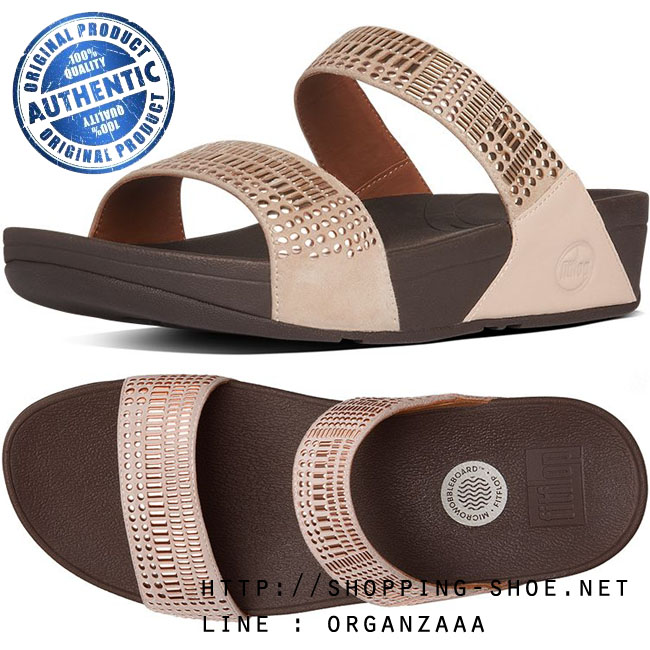 Fitflop Aztek Chada Slide Rose Gold ของแท้ นำเข้าจาก USA และ UK