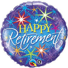 ลูกโป่งฟอลย์ สุขสันต์วันเกษียณอายุ 18" RETIREMENTS COLORFUL BURST/ Item No.TQ-37932 แบรนด์ Qualatex