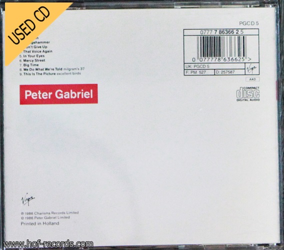Used CD Peter Gabriel - So