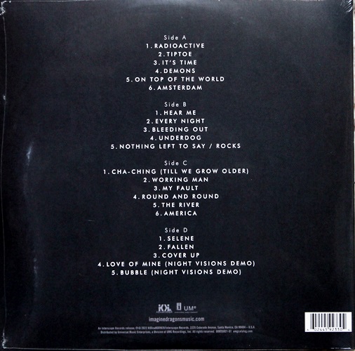 Imagine Dragons - Night Visions 2Lp New