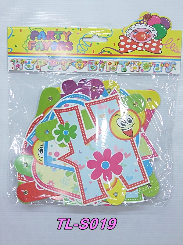 ธงประดับงาน Happy Birthday / Item No. TL-S019