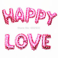 ลูกโป่งฟอยล์รูปตัวอักษร Q สีชมพูพิมพ์ลายหัวใจ ไซส์เล็ก 14 นิ้ว - Q Letter Shape Foil Balloon Size 14" Pink color printing Heart
