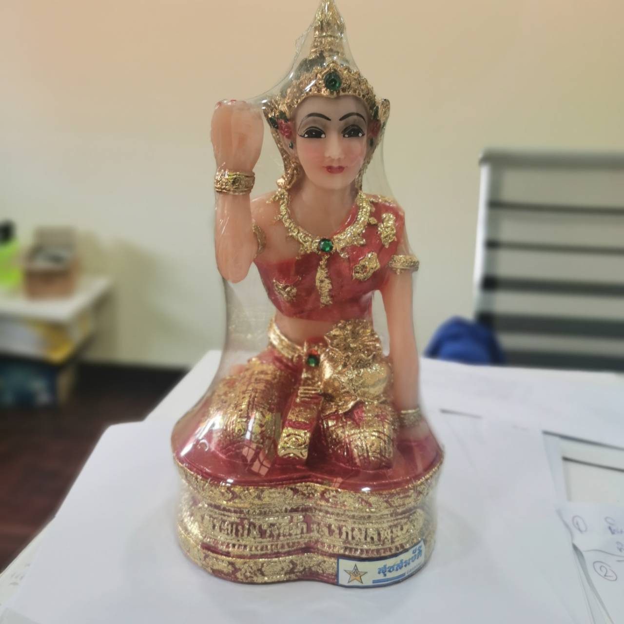 แม่นางกวัก หน้าตัก 5 นิ้ว สูง 9 นิ้ว
