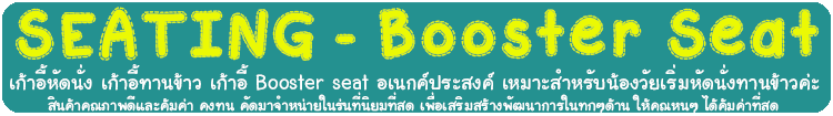 เก้าอี้หัดนั่ง เก้าอี้หัดทานข้าว เอนกประสงค์ เก้าอี้กินข้าว ที่กินข้าวเด็ก เก้าอี้ทานข้าวเด็ก babyseating baby seat booster เก้าอี้เด็ก