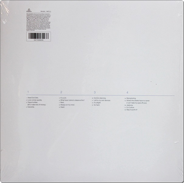 Pet Shop Boys - The Complete Singles Collection 1986-1991 2Lp New