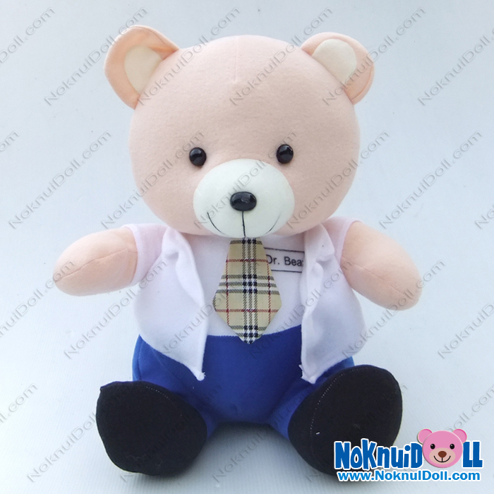ตุ๊กตา หมีหมอ ผ้าทีเอฟ เล็ก-11"