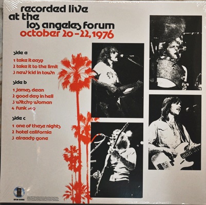 Eagles - Live At The Forum 76' 2Lp N.