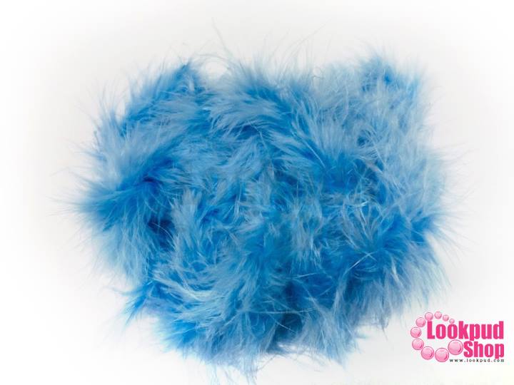 ขนมิงค์เฟอร์ สีฟ้าคราม (1เส้น/2หลา)