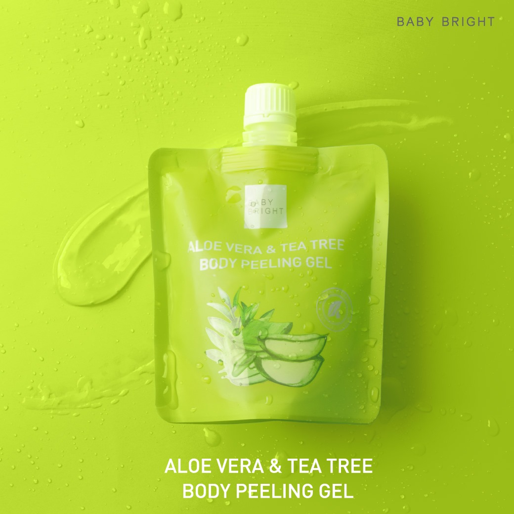 Aloe Vera & Tea Tree Body Peeling Gel 250ml. เจลขัดขี้ไคล