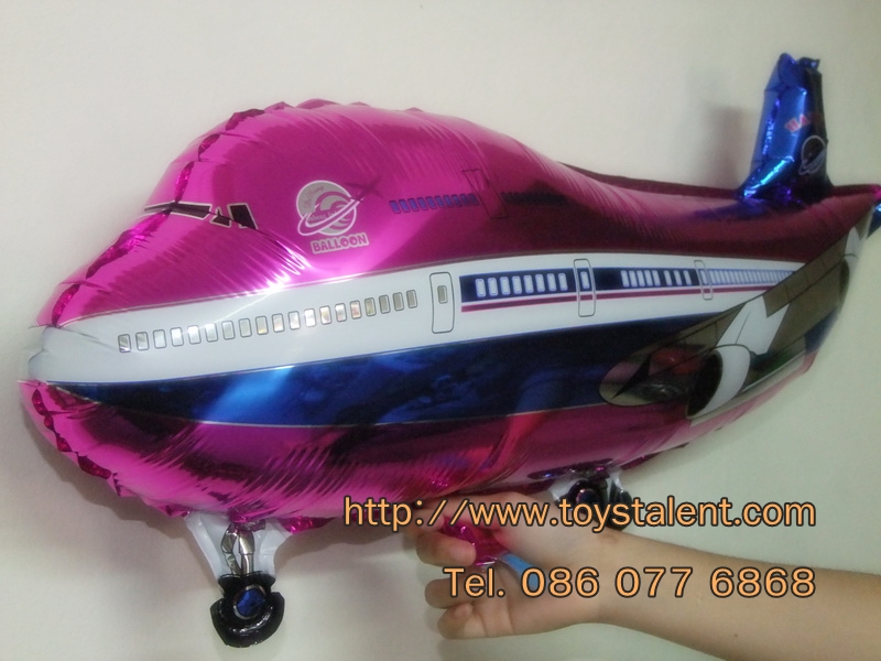 ลูกโป่งฟลอย์ เครื่องบินโบอิ้งโดยสาร - Air Plane Foil Balloon / Item No. TL-A056