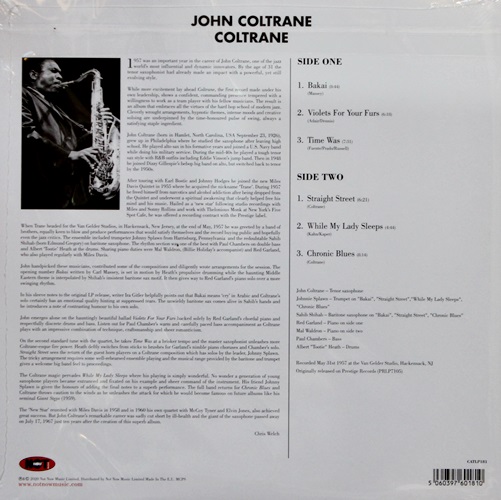 John Coltrane - Coltrane 1Lp New