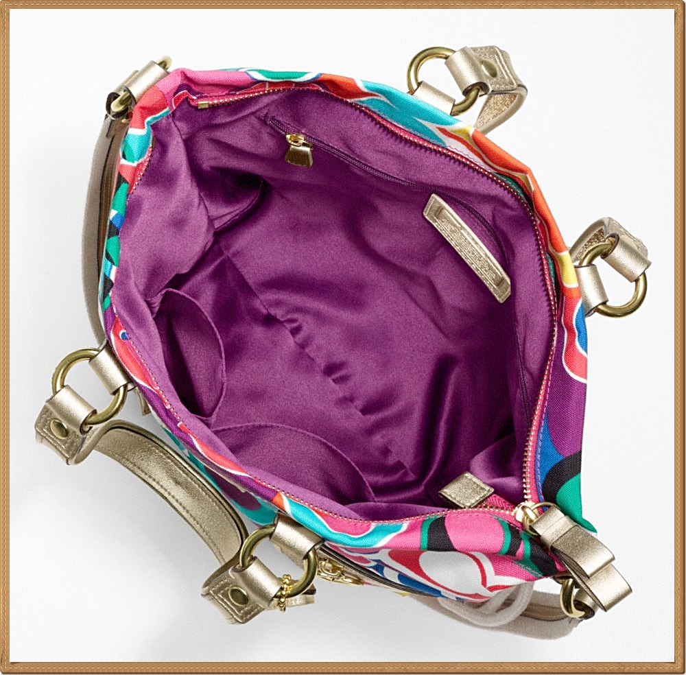 Coach Daisy Pop C Print Pocket Tote 21360