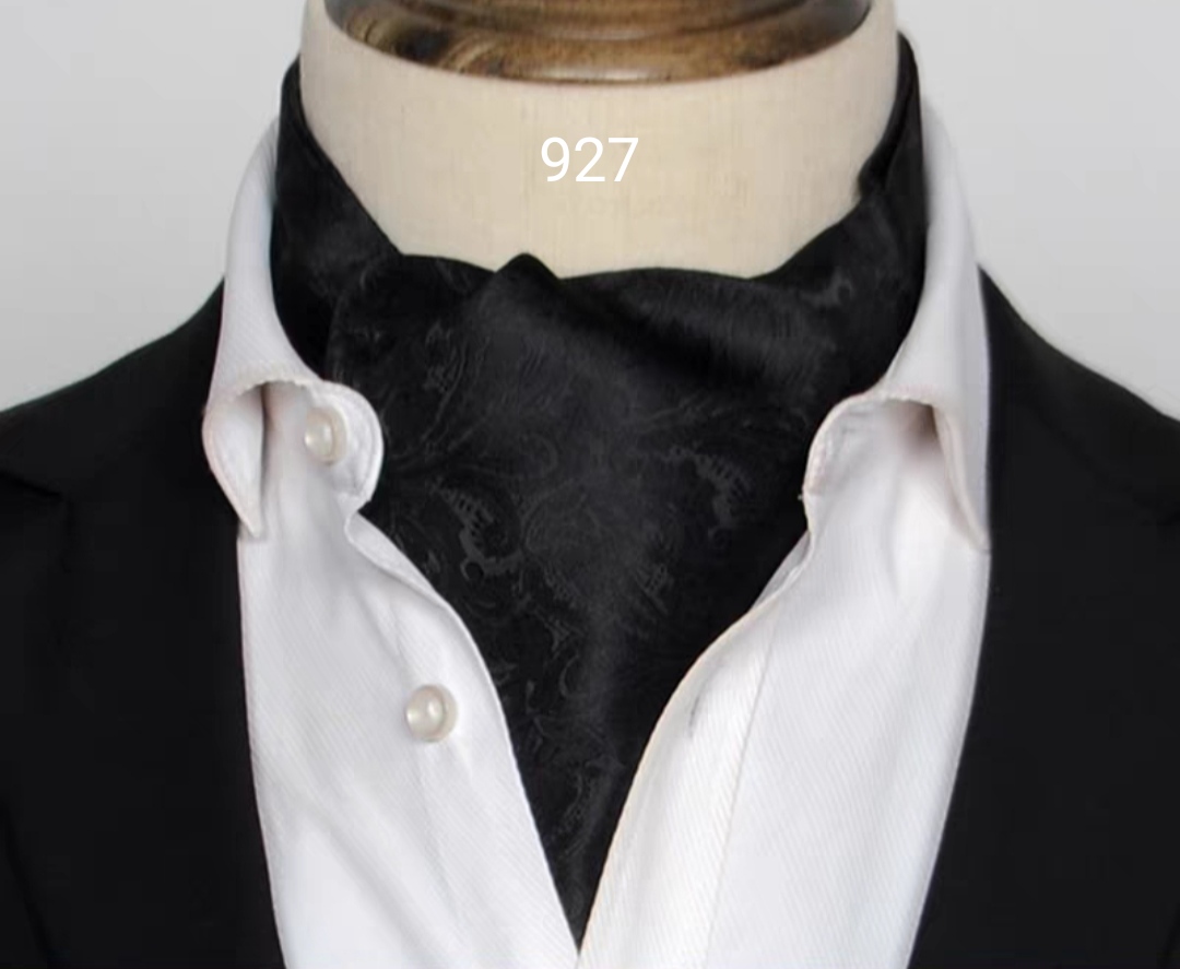 ผ้าผูกคอ ผ้าพันคอ ไทผูกคอ ไหมซาติน เล่นลาย คละแบบ สี ระบุรหัส