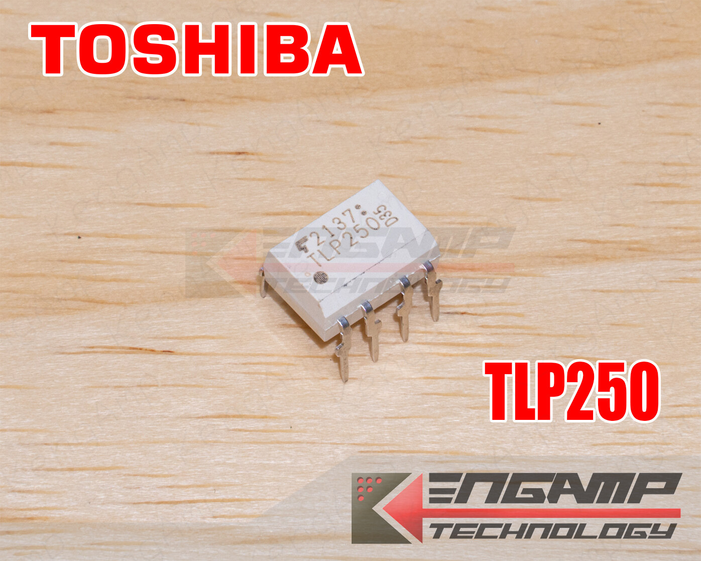 (มีตัวเลือก) [IC] TLP250 ขา DIP หรือ ขา SMD TOSHIBA Photocoupler GaAlAs Ired&Photo−IC IGBT & MOSFET Gate Drive