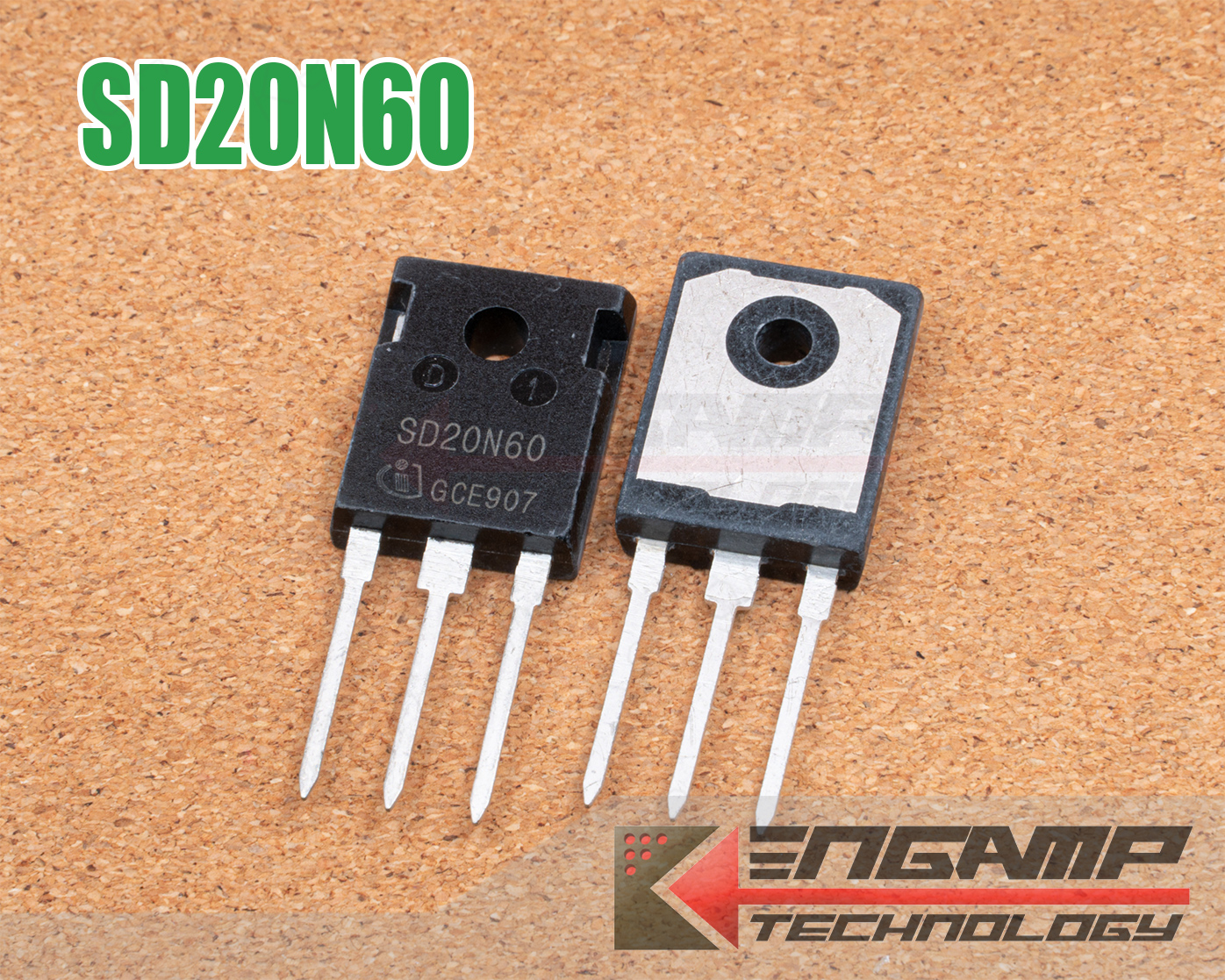 (1ตัว) [FET] SD20N60 Infineon N-ch 13.8A 650V 0.28R