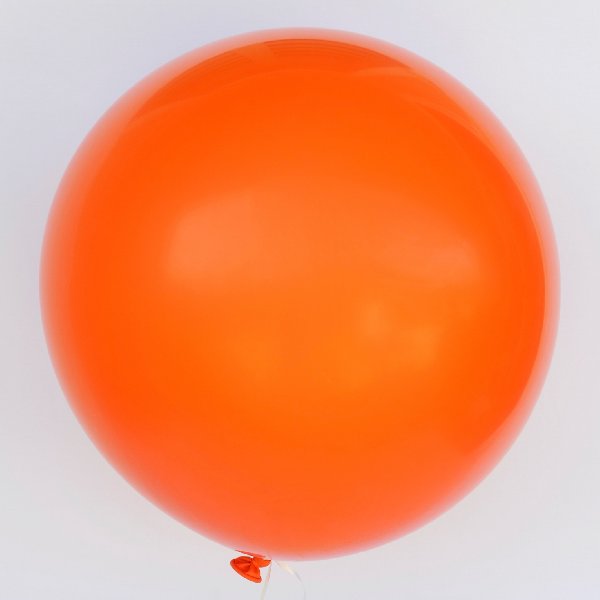 ลูกโป่งจัมโบ้ สีส้ม ขนาด 36 นิ้ว - Round Jumbo Balloon Orange