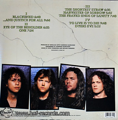 Metallica - And Justice For All 1988 2lp NEW