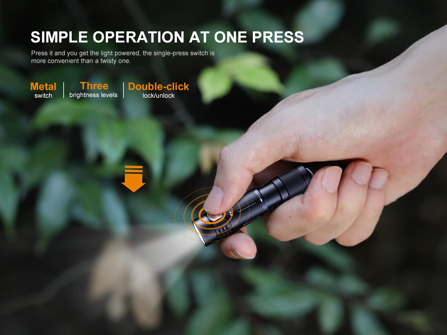 ไฟฉาย Fenix E05R 400ลูเมนส์