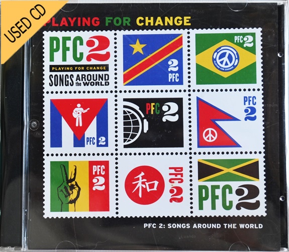 USED CD playing for change - PFC 2 Songs around the world ( 2 CD )