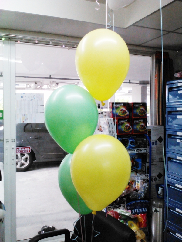 ลูกโป่งกลมเนื้อสแตนดาร์ท สีเหลือง ไซส์ 12 นิ้ว แพ็คละ 10 ใบ (Round Balloons - Yellow Color 12")