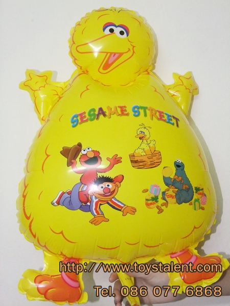 ลูกโป่งฟลอย์การ์ตูน Big Bird - Big Bird Foil Balloon / Item No. TL-B023