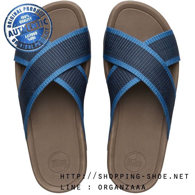 Fitflop Men's Surfer Slide Supernavy ของแท้ นำเข้าจาก USA และ UK