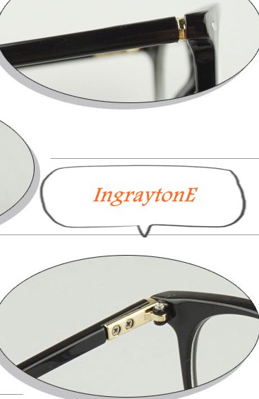 กรอบแว่นสายตาแฟชั่น chromeสลัก ขาเล็ก เรโทร วินเทจ แต่งกรอบสไตล์โครม สี ดำเงา ดำใส