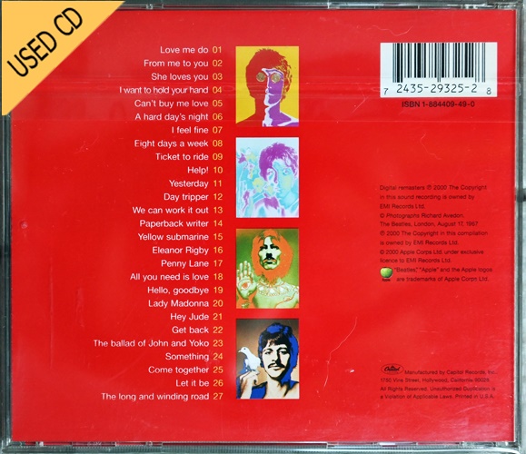 UsedCD The Beatles - Number 1