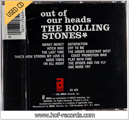Rolling Stones - Out Of Our Heads (USA) Used Cd VG++