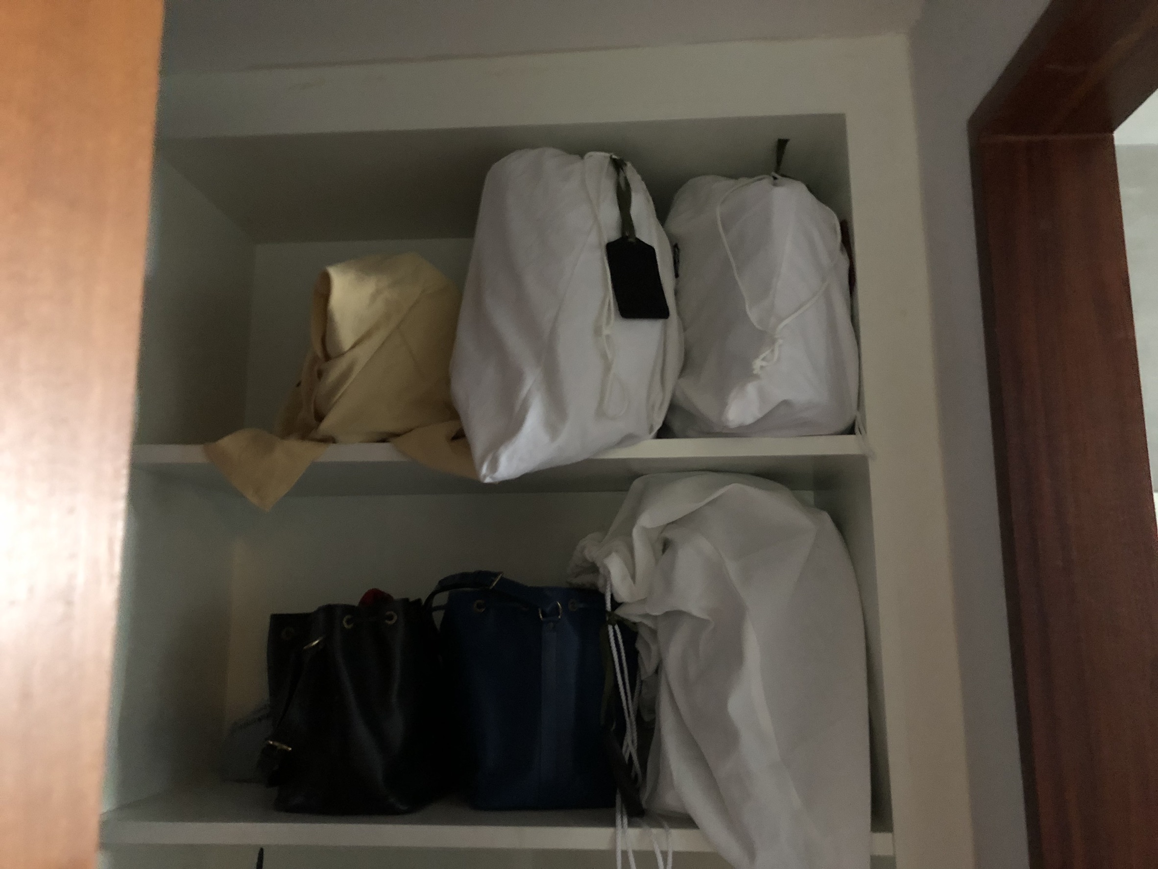 ถุงผ้าสำลีสำหรับเก็บกระเป๋า