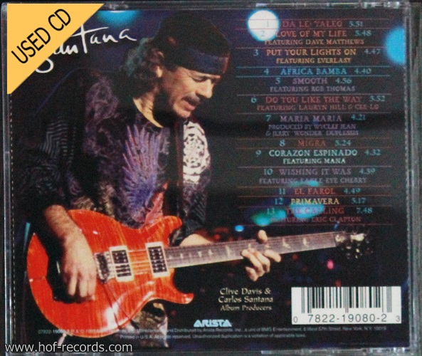 Used CD Santana - Supernatural
