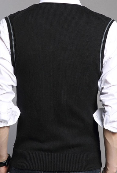 กั๊กไหมพรมผู้ชาย ถักนูน เดินเส้นขาว Size No.35-37-39 41 หลากสี ดำ เทาอ่อน ขาว น้ำเงิน