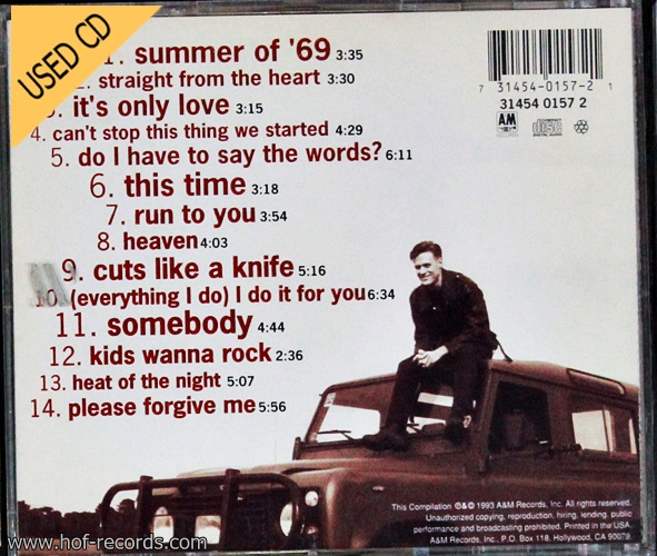 Used CD Bryan Adams - So far so good