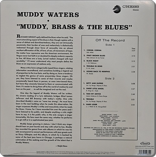 Muddy Waters - Brass And The Blues 1Lp New