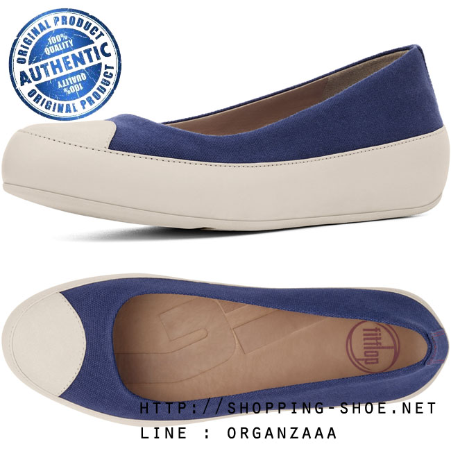 Fitflop Due Canvas French Navy ของแท้ นำเข้าจาก USA และ UK