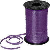ริบบิ้นม้วนใหญ่ สีม่วงเข้ม สำหรับผูกลูกโป่ง ยาว 350 เมตร - Dark Purple Curling Ribbon