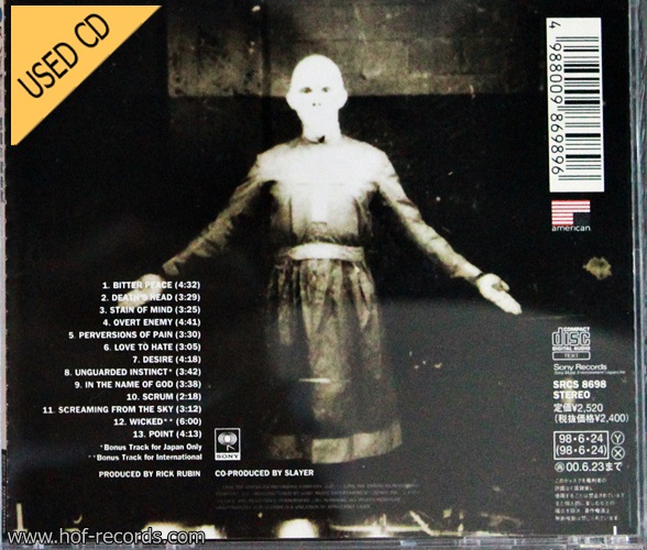 Used CD Slayer - Diabolus in musica