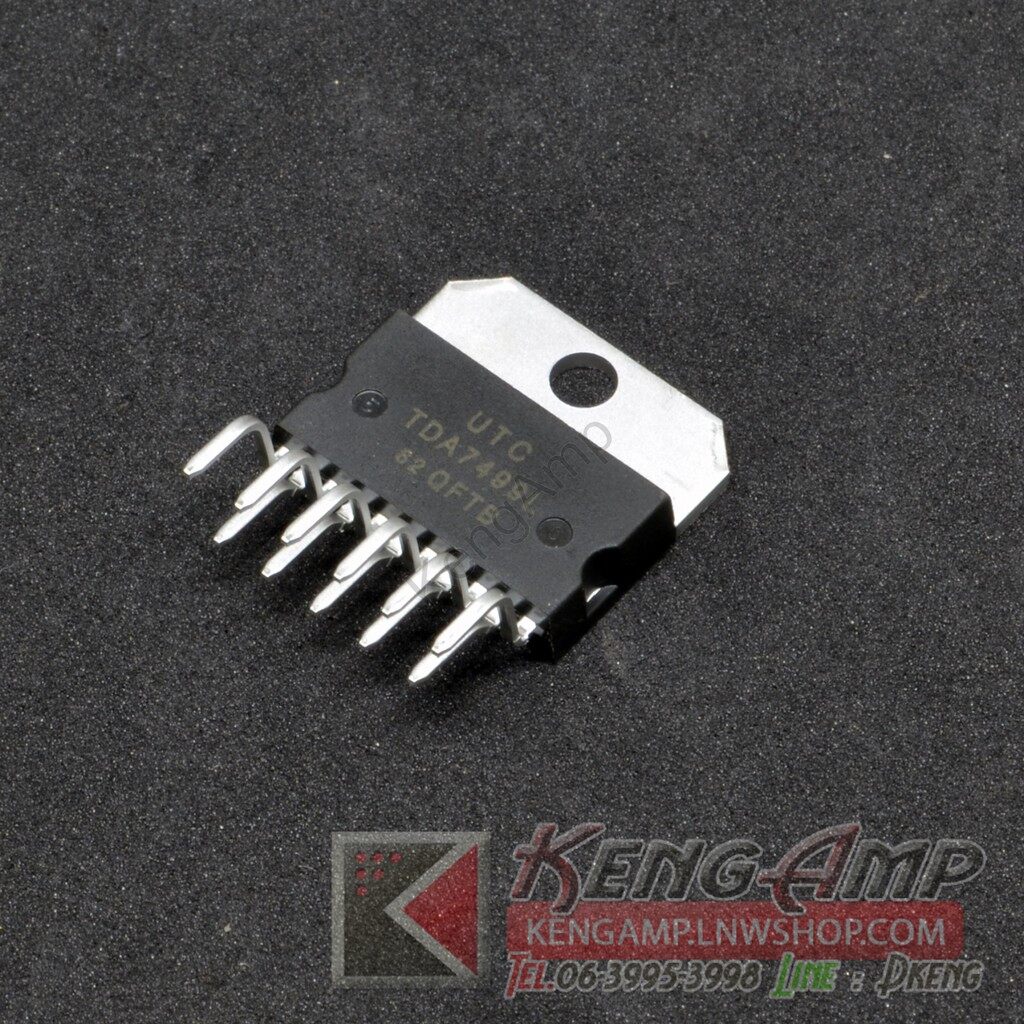 (1ตัว) [IC] TDA7499 UTC 6 + 6W STEREO AMPLIFIER WITH MUTE AND STAND-BY