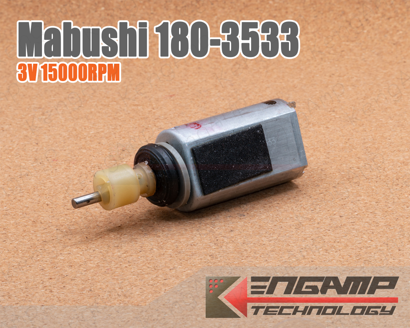 (1ชิ้น) [MOT] MOTOR Mabuchi 180-3533 มอเตอร์ 3V 15000RPM (แกน 2mm) ขนาด Ø20x32mm รูยึดห่าง 12.5mm