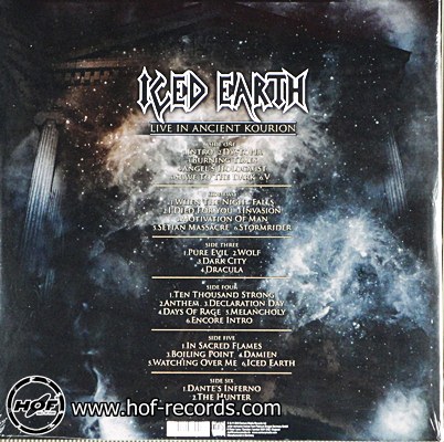 Iced Earth - Live in Ancient Kourion 3 LP New
